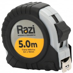 Trena com fita de aço 19 mm x 5 m com trava - RZ-TM5M Trena com fita de aço 19 mm x 5 m com trava - RZ-TM5M