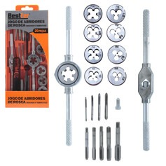 Jogo de macho e tarraxa com 20 pe�as - BFH3005