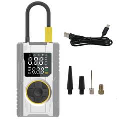 Mini Compressor de Ar port�til digital 150 PSI com LED e Power Bank - BOM-8924