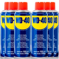 Kit 6 �leos lubrificante desengripante multiuso 300 ml - WD-40