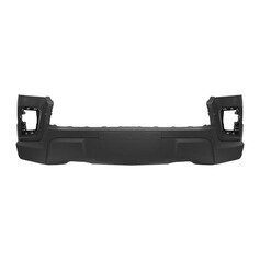 Para-choque S10 2021 a 2024 dianteiro preto liso parcial - 1639-E