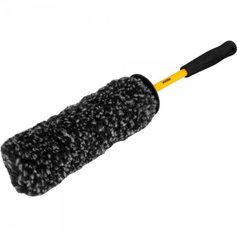 Escova para limpeza de rodas cabo plástico 48 cm Escova para limpeza de rodas cabo plástico 48 cm