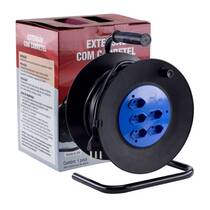 Extens�o el�trica 20 metros 3 x 1,00 mm 2P+T 10A com carretel