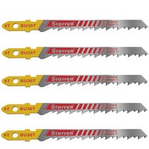L�mina serra tico tico 75 mm 6 dentes bimetal para madeira 5 pe�as - BU36T