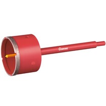 Serra copo diamantada 80 mm com haste de 3/8 Serra copo diamantada 80 mm com haste de 3/8