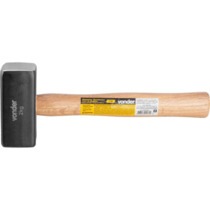 Marreta quadrada 2 kg com cabo em madeira