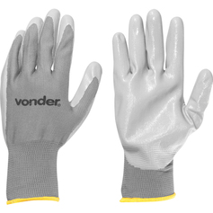 Luva de poliéster com látex nitrílico tamanho 9 - PNV 0109 Luva de poliéster com látex nitrílico tamanho 9 - PNV 0109