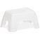 Banquinho de pl�stico branco - Catty