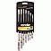 Jogo de chave combinada com catraca articulada 8 a 19 mm 7 pe�as