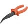 Alicate de bico meia-cana curvo tipo telefone 8