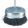 Escova de a�o tipo copo arame ondulado 1.1/2