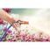 Mangueira flex�vel para jardim 30 m com engates e esguicho azul - Flex