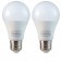 Kit 2 l�mpadas led bulbo 9 watts 803 l�mens branca bivolt