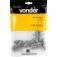 Bucha de fixa��o 6 mm com anel 10 pe�as