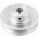Polia de alum�nio 1 canal perfil A 90 mm com furo de 5/8