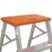 Escada banqueta de alum�nio 2 degraus + patamar - ESC0071