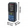 Trena a laser Verde leitura at� 50 metros com Bluetooth - GLM 50-27 CG