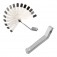 Jogo de calibrador de folga 0,05 a 1,00 mm - ST09402SJ