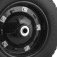 Roda completa com pneu maci�o 5/8