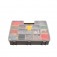 Organizador pl�stico com 17 compartimentos - STST14026