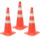 Kit 4 Cones para sinaliza��o 75 cm com 2 faixas - RM-41