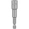 Soquete magn�tico sextavado 3/8'' x 65 mm encaixe 1/4'' - DW-2223