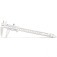 Paqu�metro universal capacidade 200 mm leitura de 0,02 mm