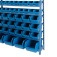 Estante met�lica com 49 gavetas medidas diversas azul - NE49A