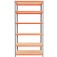Estante desmont�vel 1000 x 300 x 1950 mm com 6 prateleiras - 40300