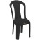 Conjunto de mesa Coruripe com 4 cadeiras pl�sticas sem bra�o