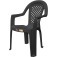 Conjunto de mesa Coruripe com 4 cadeiras pl�sticas com bra�o