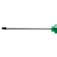 Chave hexalobular reta com cabo t-10 a�o cromo van�dio