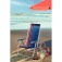 Kit Cadeira de praia reclin�vel 4 posi��es Bali + Carrinho Mesa CAR0649