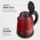 Chaleira el�trica 2 litros 1.500 watts vermelha Premium - CE-06-R  220V
