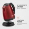 Chaleira el�trica 2 litros 1.500 watts vermelha Premium - CE-06-R  220V