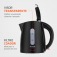 Chaleira el�trica 1 litro 1.200 watts Pratic Hot - CE-07  110V