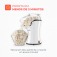 Pipoqueira el�trica com bico direcionador 1200 watts branco- PopFlix  110V