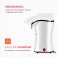 Pipoqueira el�trica com bico direcionador 1200 watts branco- PopFlix  110V