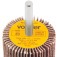 Roda de lixa 40 x 25 mm com haste gr�o 80 