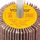 Roda de lixa 40 x 25 mm com haste gr�o 80 