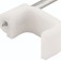 Grampo pl�stico redondo para fios 6 mm� com 100 pe�as