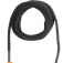 Protetor auditivo tipo plug de silicone com cord�o em algod�o
