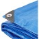 Lona de polietileno azul 10 x 8 m