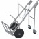 Carro para transporte de oxig�nio e acetileno para 2 cilindros roda maci�a - TM-75