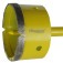 Serra copo diamantada 75 mm com haste encaixe 3/8