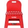 Banqueta pl�stica dobr�vel altura 220 mm com encosto