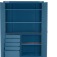 Arm�rio para ferramentas com 3 prateleiras 5 gavetas e portas de vidro - AM-1006