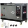 Gerador de energia 7 Kva a diesel cabinado bivolt partida el�trica com AVR - TDG8500SLEXP