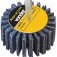 Roda de lixa 60 mm x 20 mm com haste gr�o 60