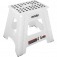 Banqueta pl�stica dobr�vel transparente 360 mm